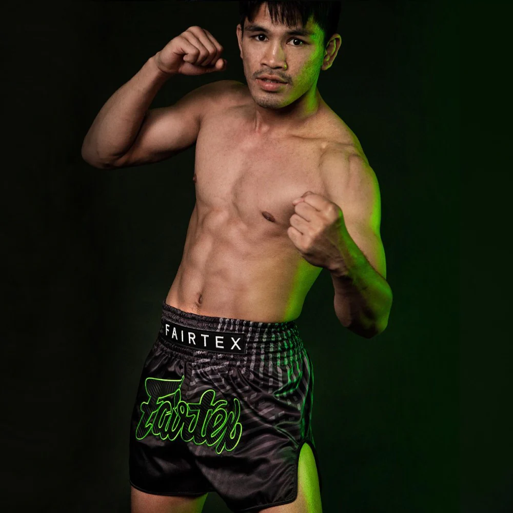 Kick-thai shorts Fairtex BS1924 Racer Black  - Image 3