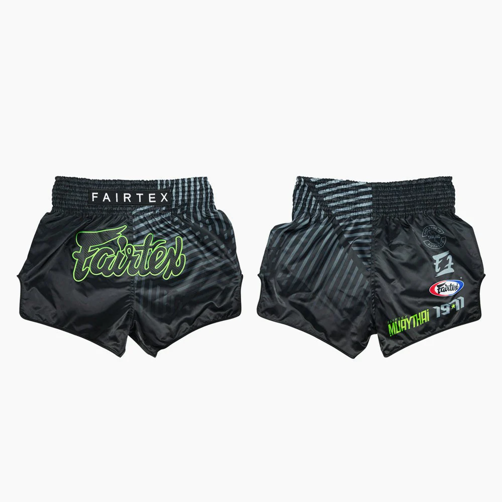 Kick-thai shorts Fairtex BS1924 Racer Black  - Image 4