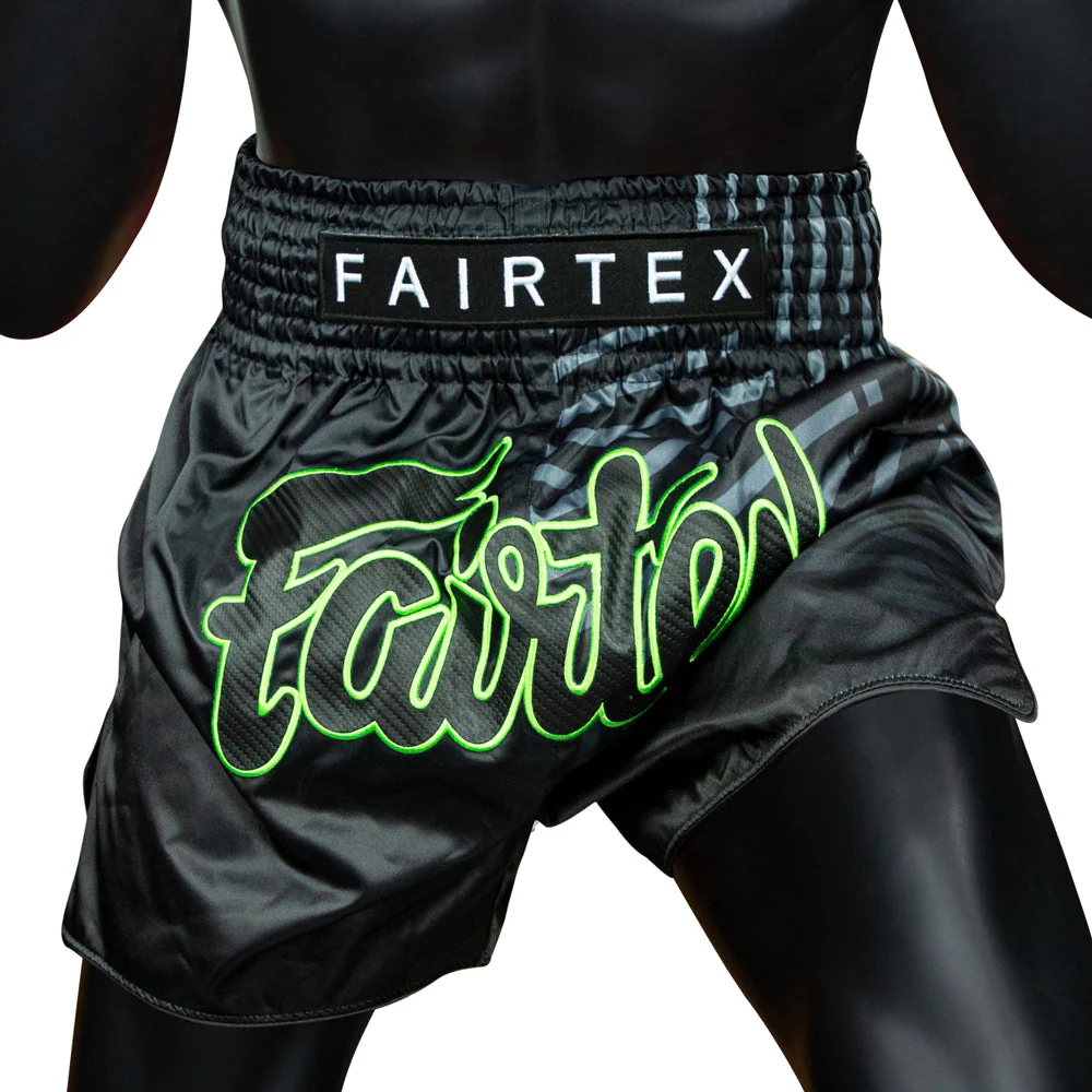 Kick-thai shorts Fairtex BS1924 Racer Black  - Image 5