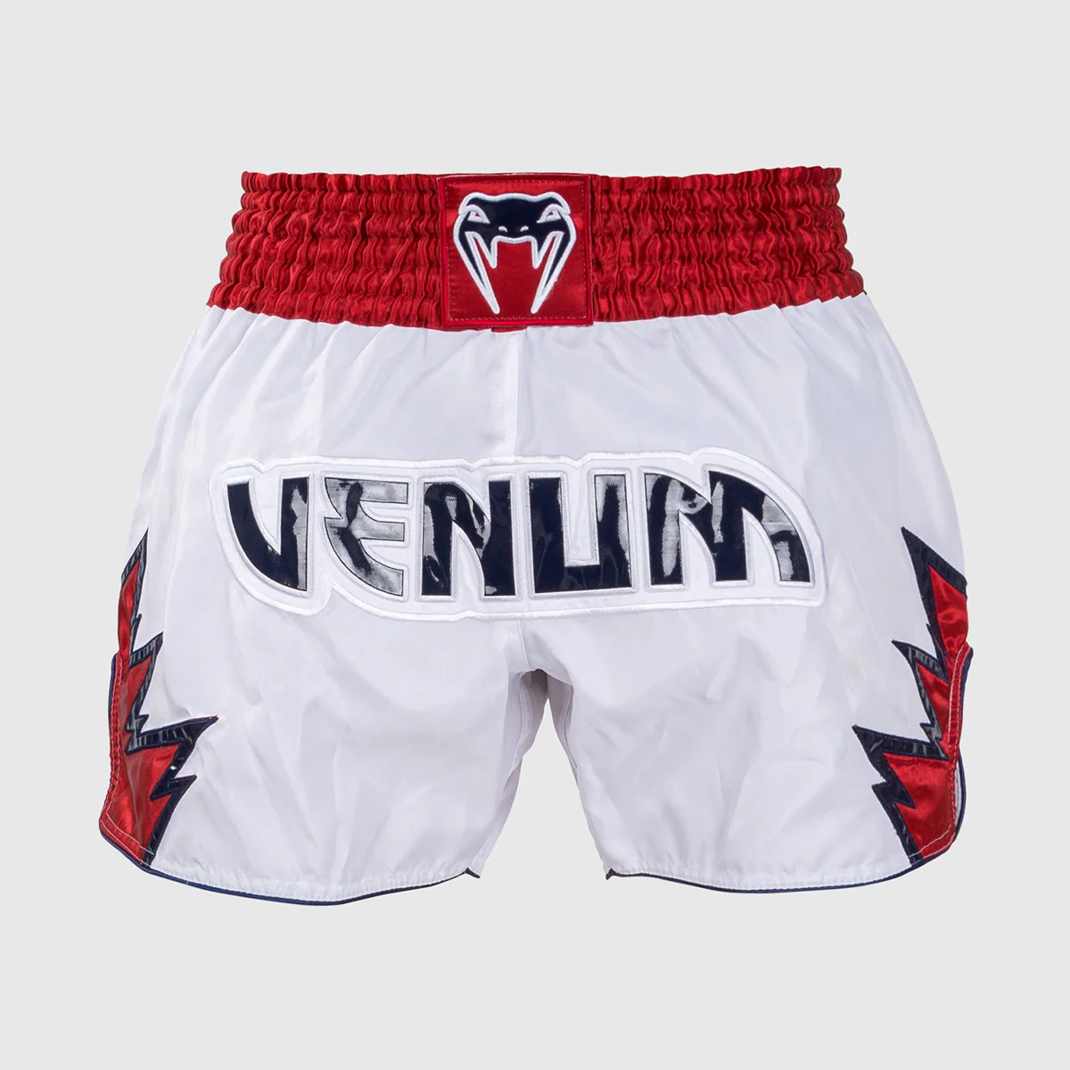 Kick-thai shorts Venum White-red Inferno 