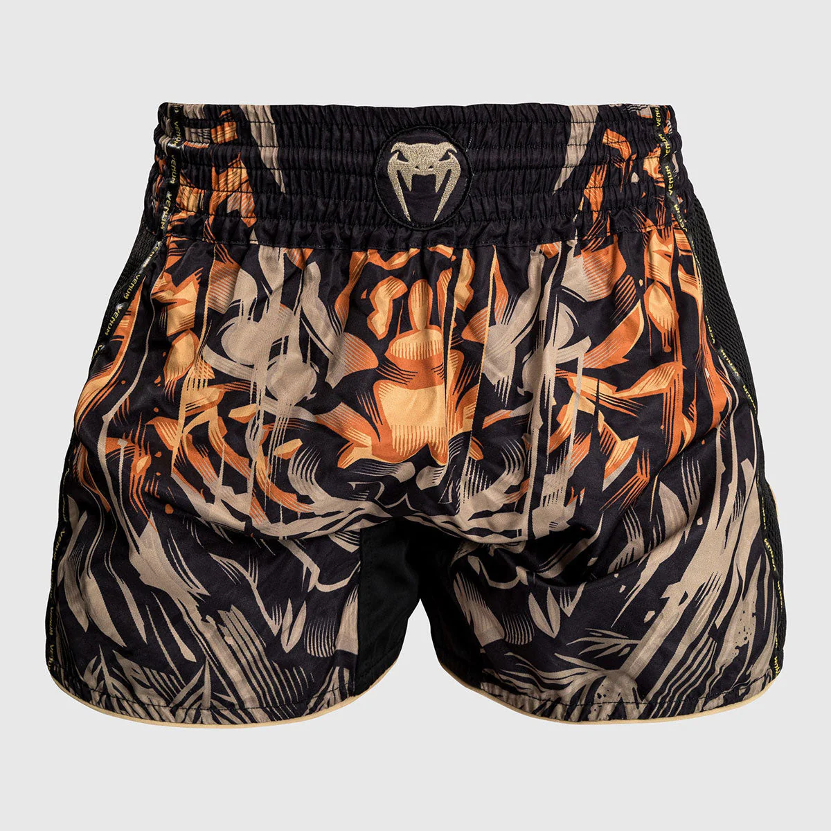 Kick-thai shorts Venum Orange Black Tiger 