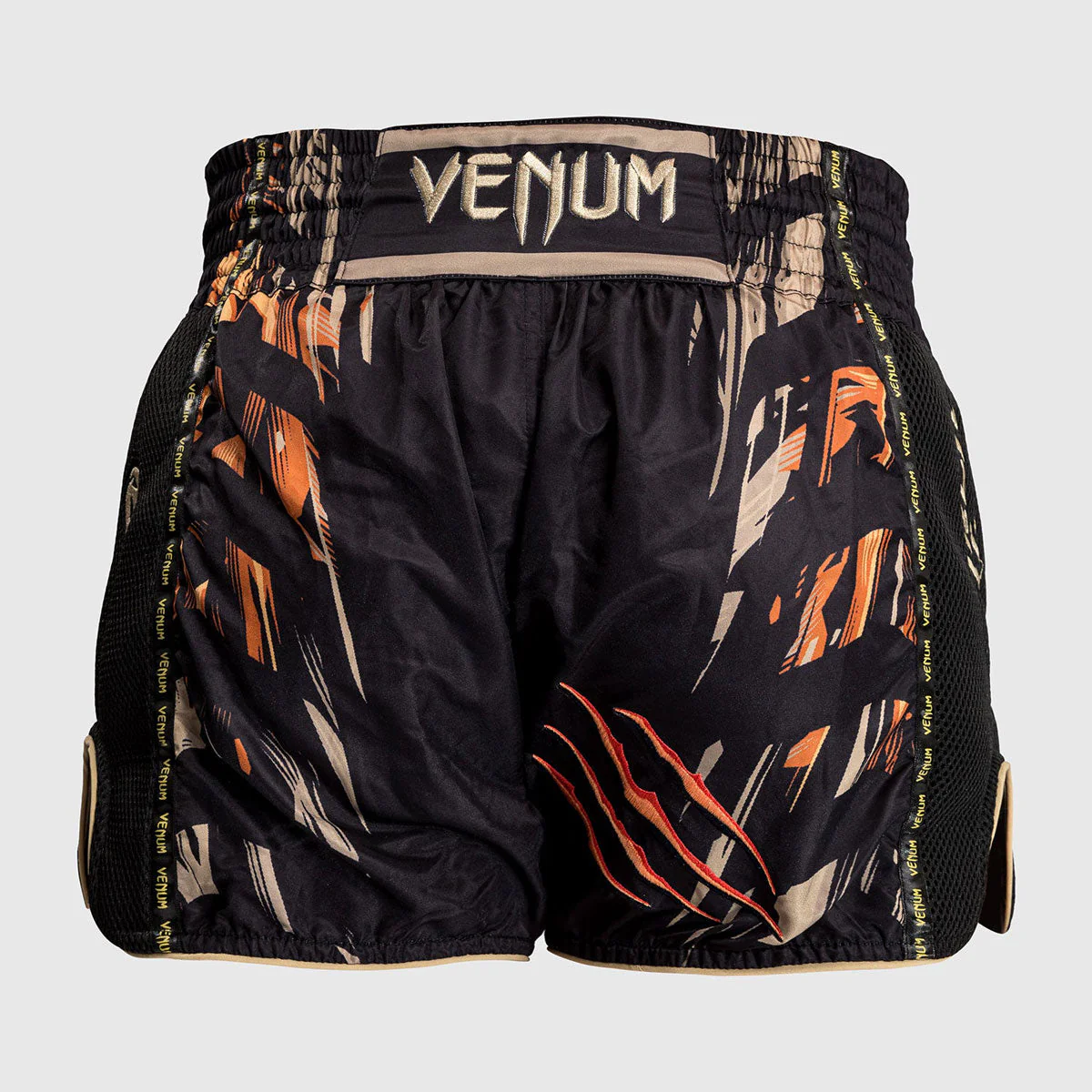 Kick-thai shorts Venum Orange Black Tiger  - Image 2