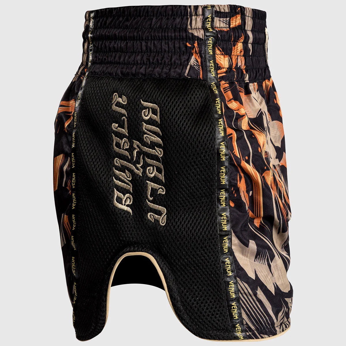 Kick-thai shorts Venum Orange Black Tiger  - Image 3