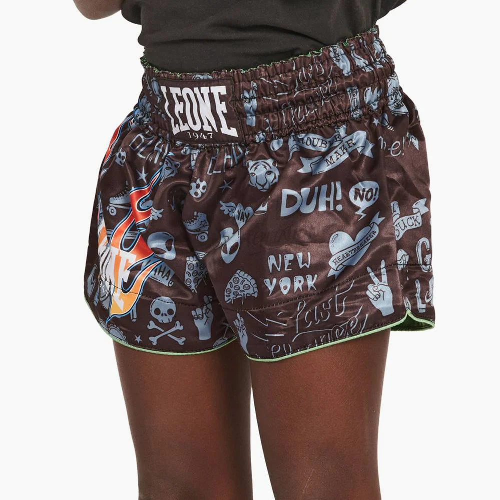 Kids kick-thai shorts Leone Flames ABJ20  - Image 5