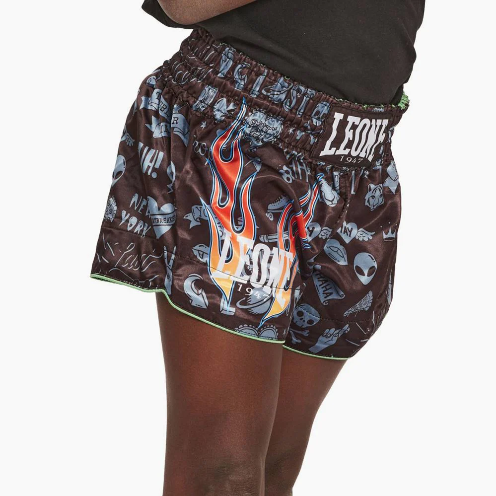 Kids kick-thai shorts Leone Flames ABJ20  - Image 6