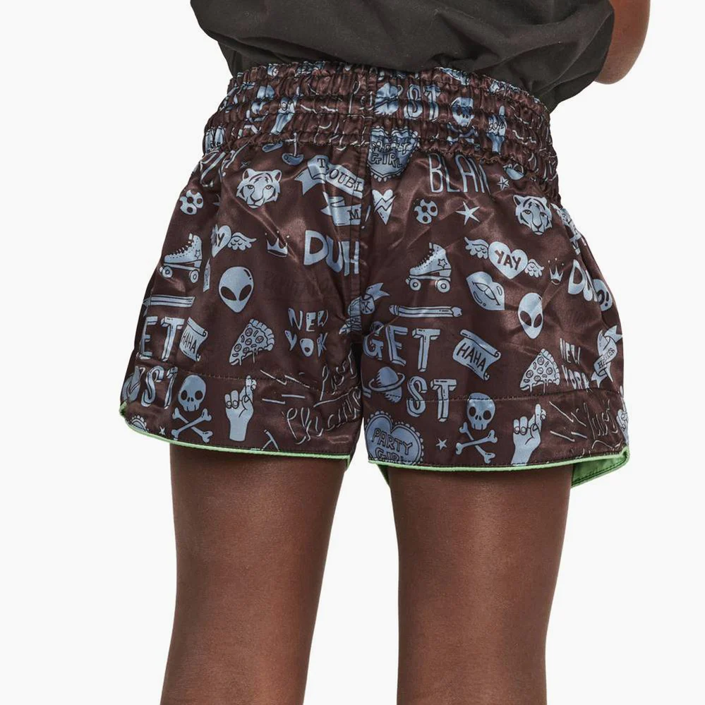 Kids kick-thai shorts Leone Flames ABJ20  - Image 8