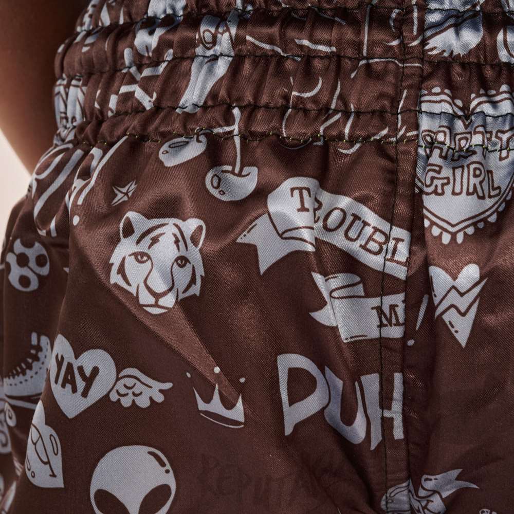 Kids kick-thai shorts Leone Flames ABJ20  - Image 9
