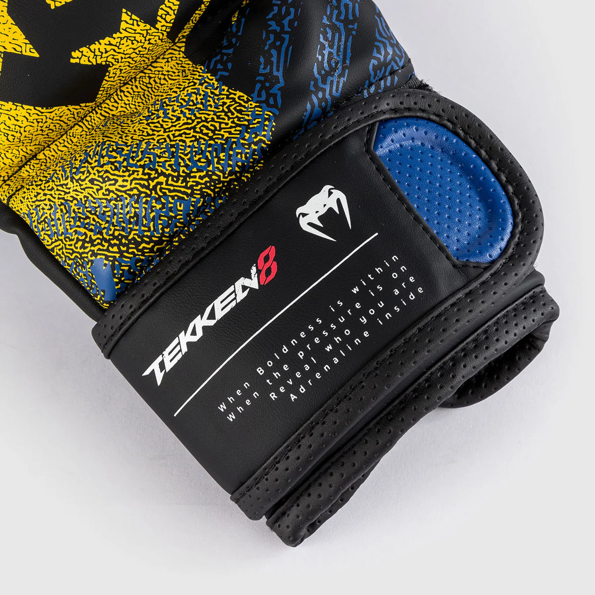 MMA gloves Tekken 8 King Black-yellow  - Image 4