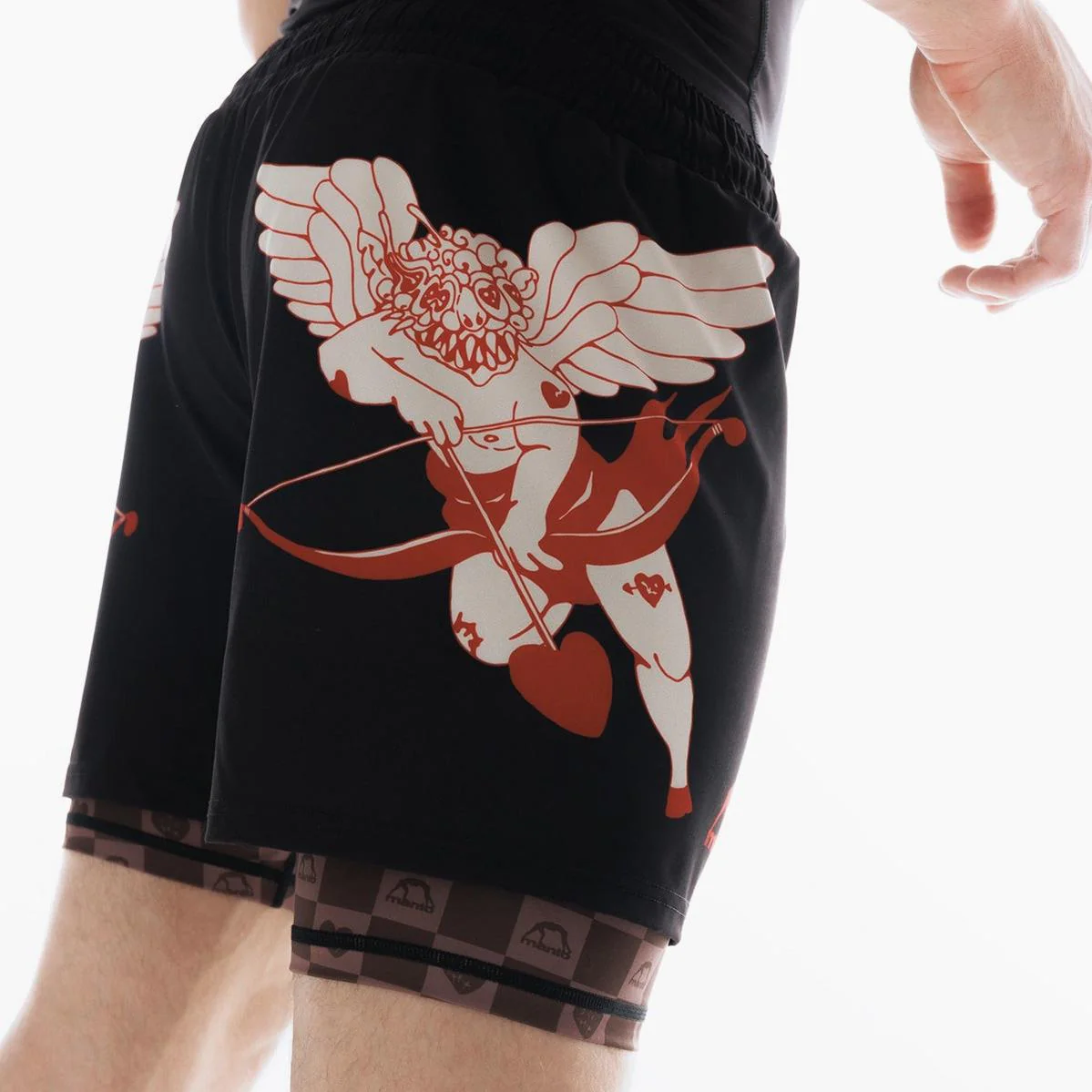 MMA shorts Manto Tuff Luv black  - Image 5