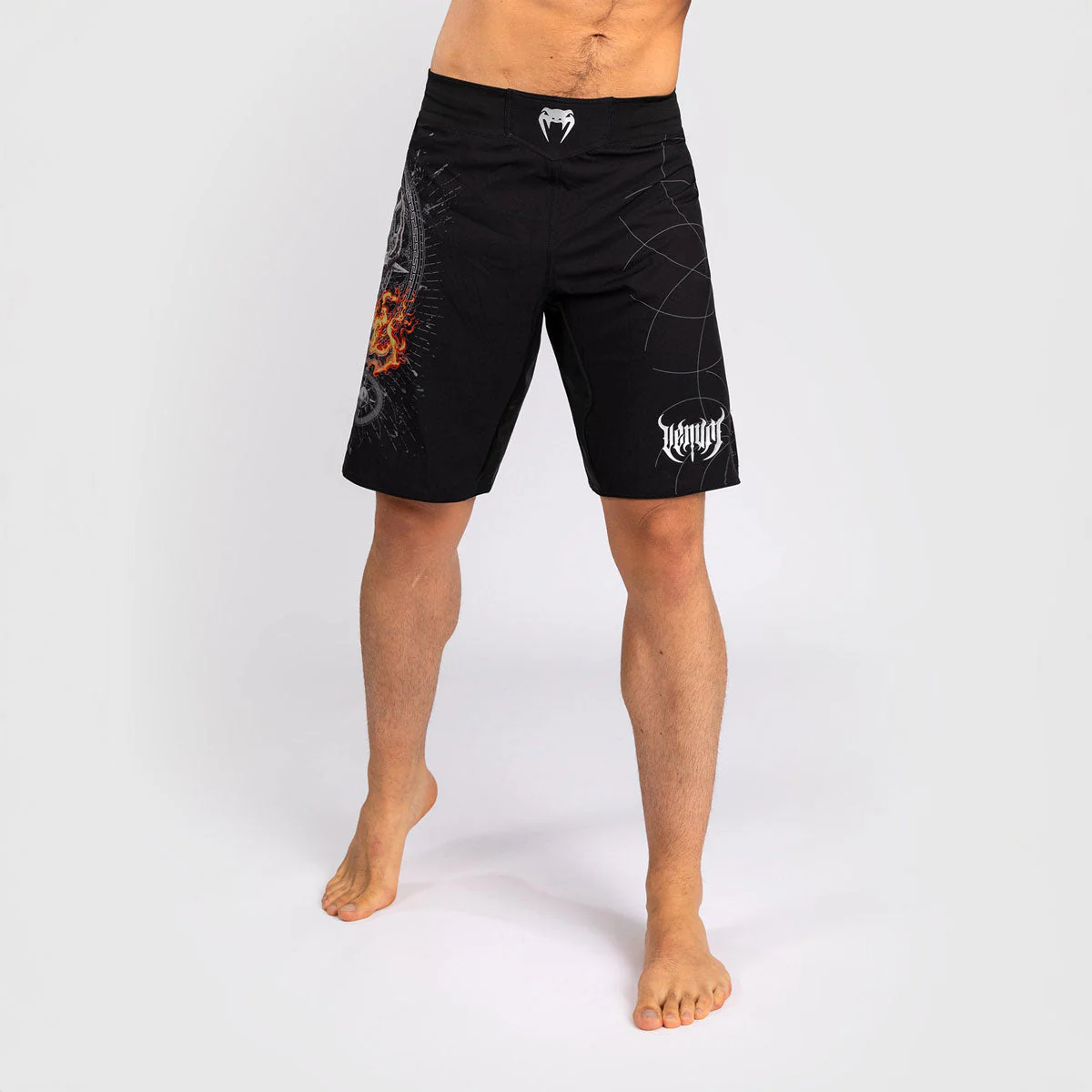 MMA shorts Venum Gladiator 5.0 Black-Silver 