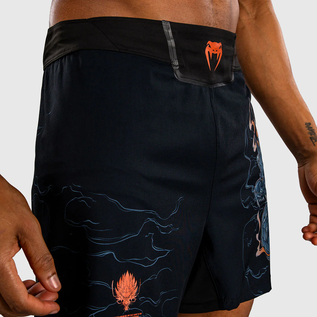 MMA shorts Venum Thunder Dragon Black  - Image 6