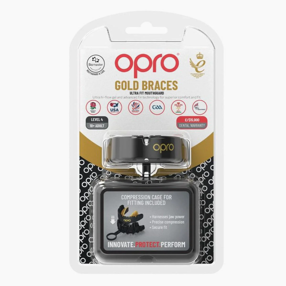 Mouthguard Opro Gold Self-Fit Braces for appliance  - Image 8