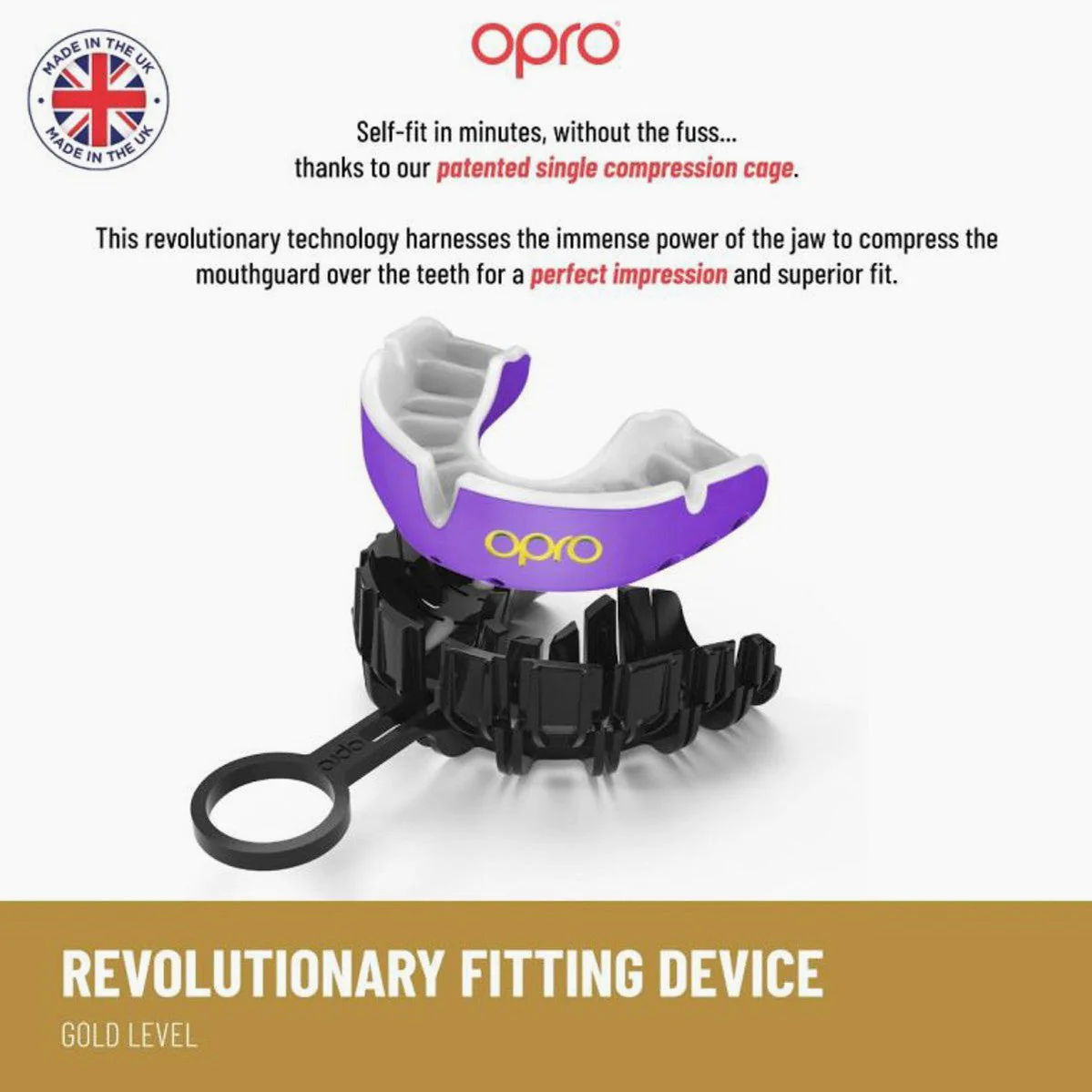 Mouthguard Opro Gold Self-Fit UFC  - Image 4