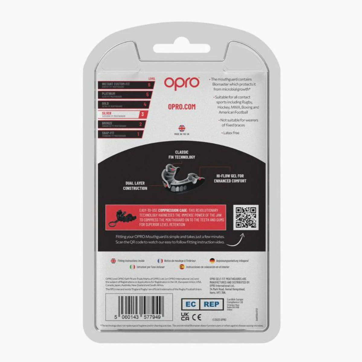 Mouthguard Opro Silver Self-Fit  - Image 13