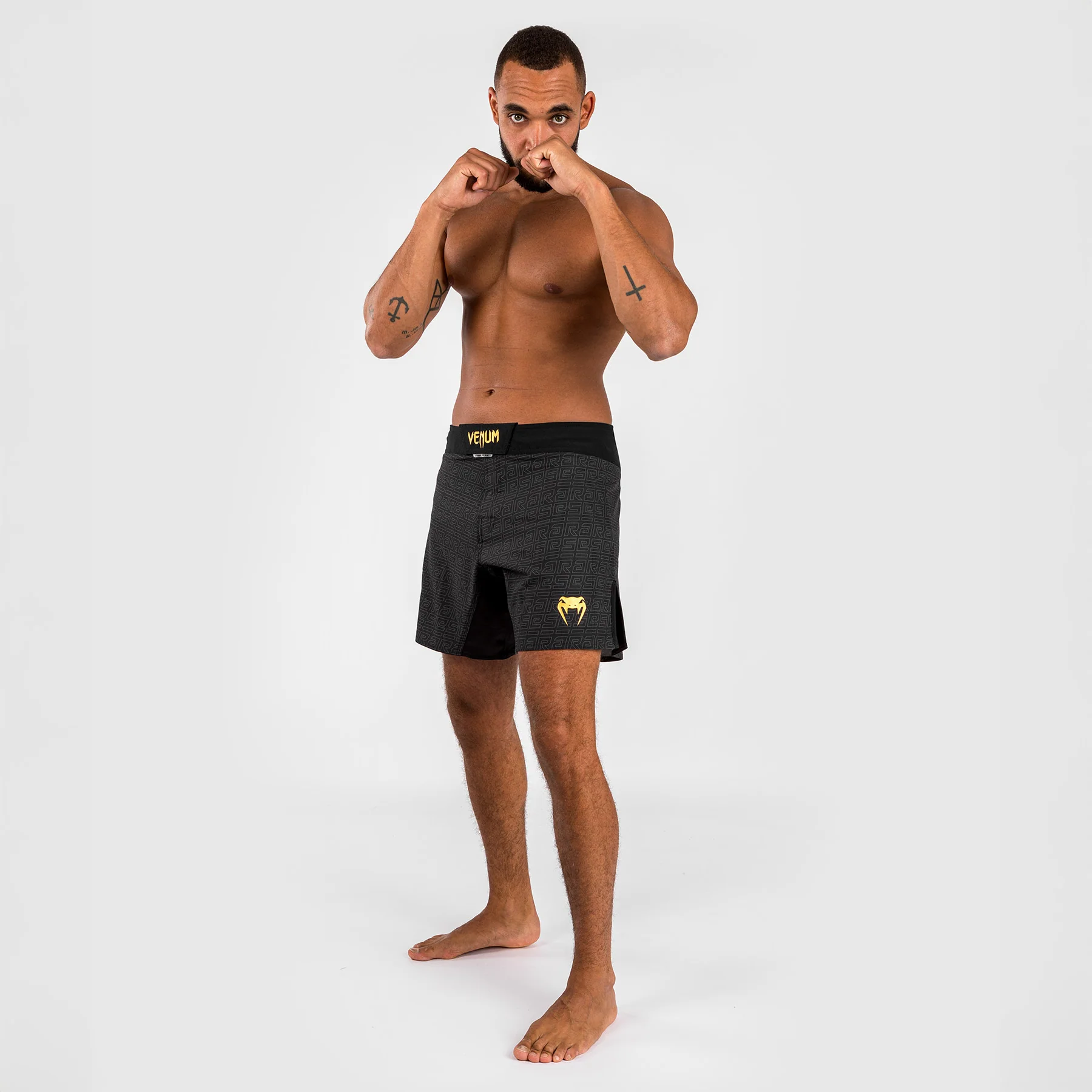 MMA shorts Venum X Ares 2.0 Black-gold  - Image 3