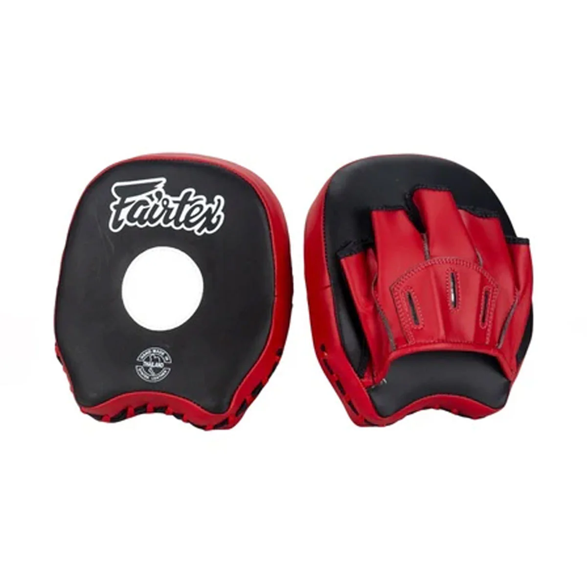 Punch mitts Fairtex Short FMV14 Black-red 
