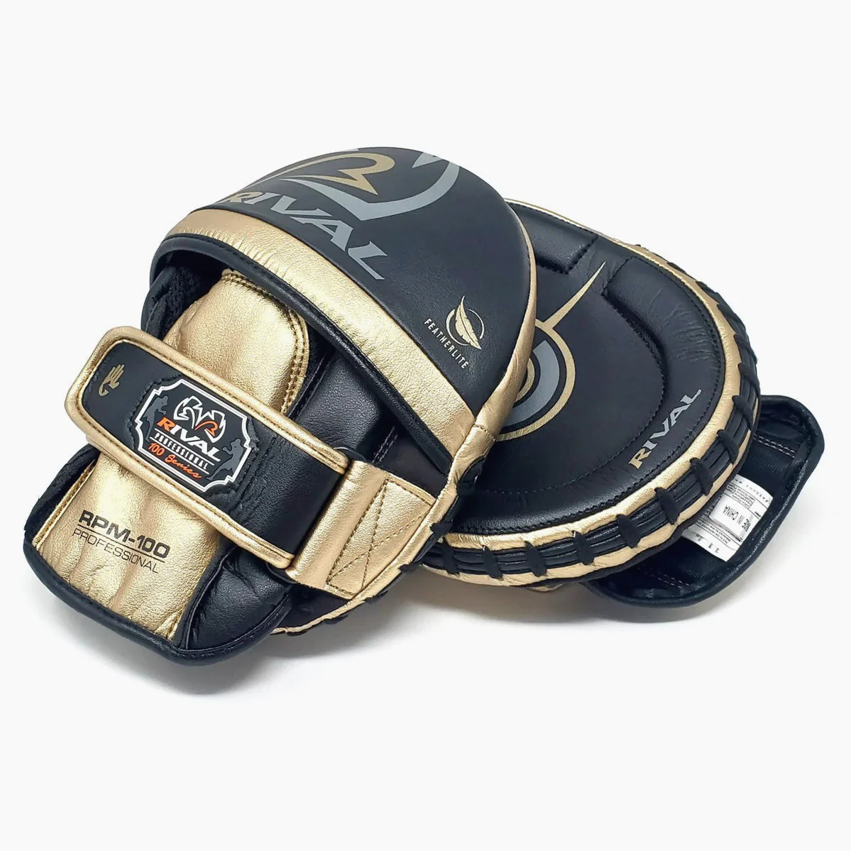 Punch mitts Rival Professional RPM100 Black-Gold  - Image 3
