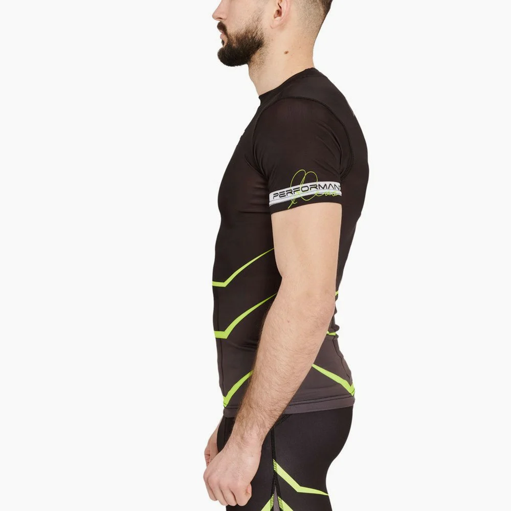 Rashguard compression Leone Revo Fluo AB927F  - Image 4