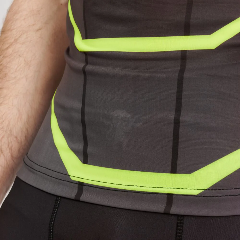 Rashguard compression Leone Revo Fluo AB927F  - Image 6