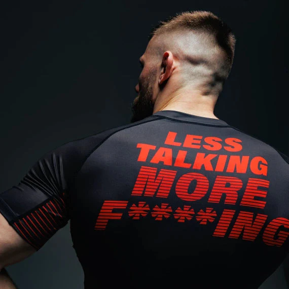 Rashguard Manto Fighting short sleeves Black  - Image 4