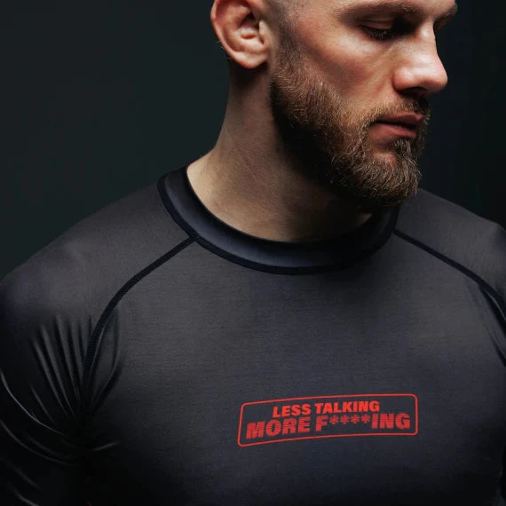 Rashguard Manto Fighting short sleeves Black  - Image 5