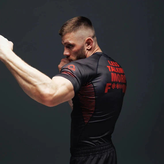 Rashguard Manto Fighting short sleeves Black  - Image 6