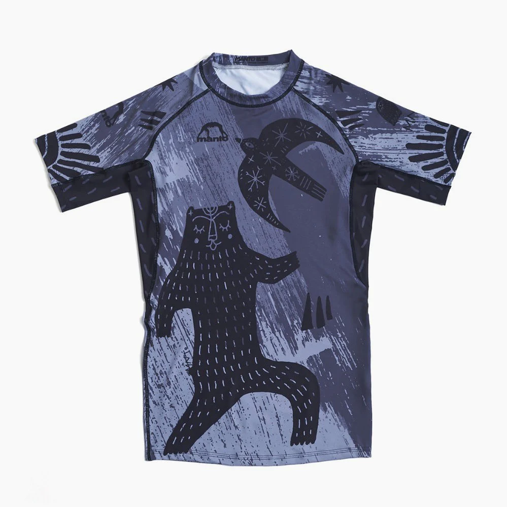 Rashguard Manto Short sleeve Livings Gray  - Image 4