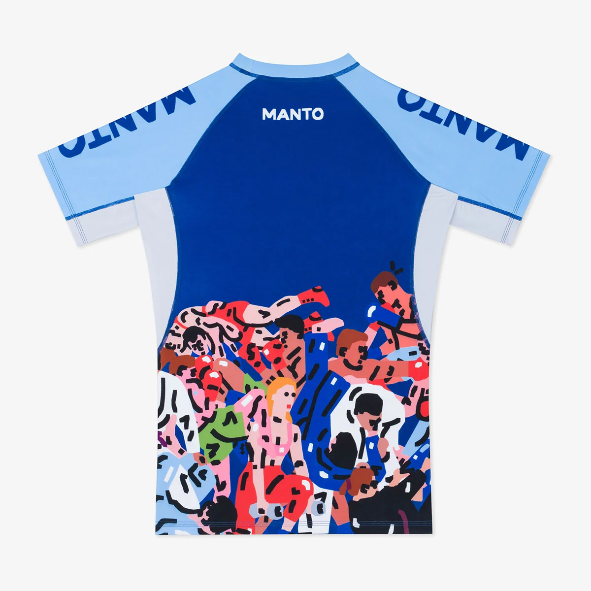 Rashguard Manto Gym 3.0 short sleeves Blue  - Image 2