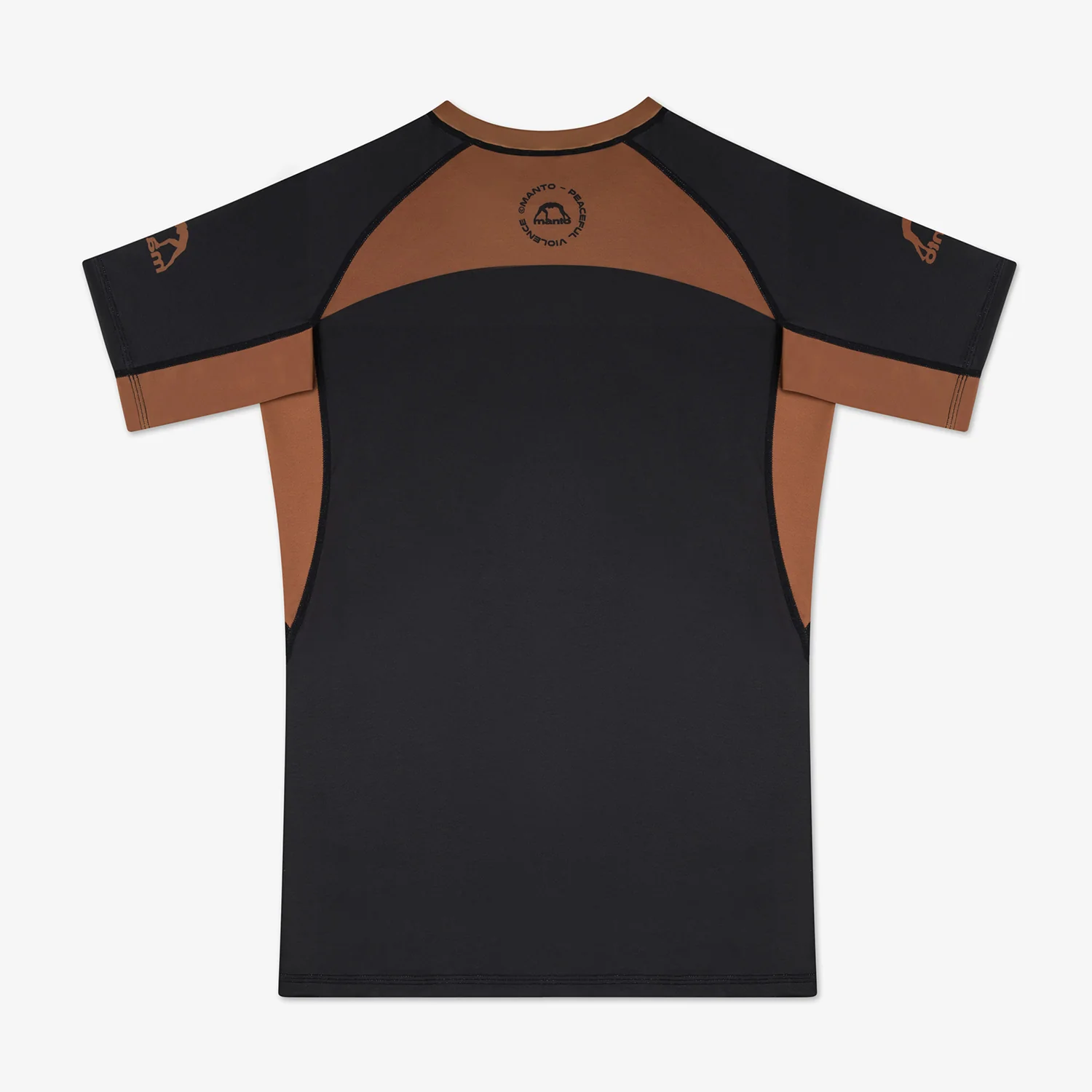 Rashguard Manto Ranked 25 short sleeves Brown  - Image 2
