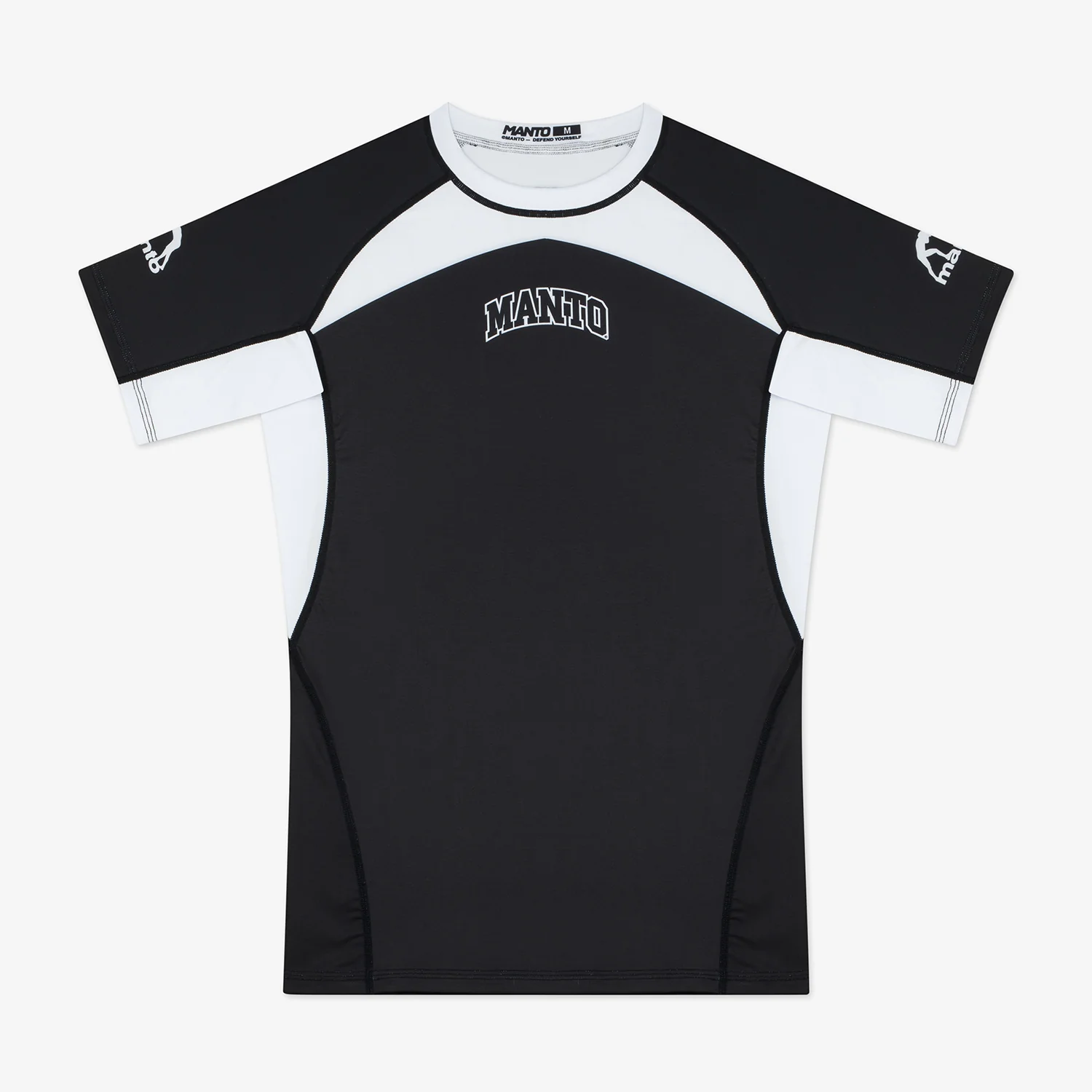 Rashguard Manto Ranked 25 short sleeves White 