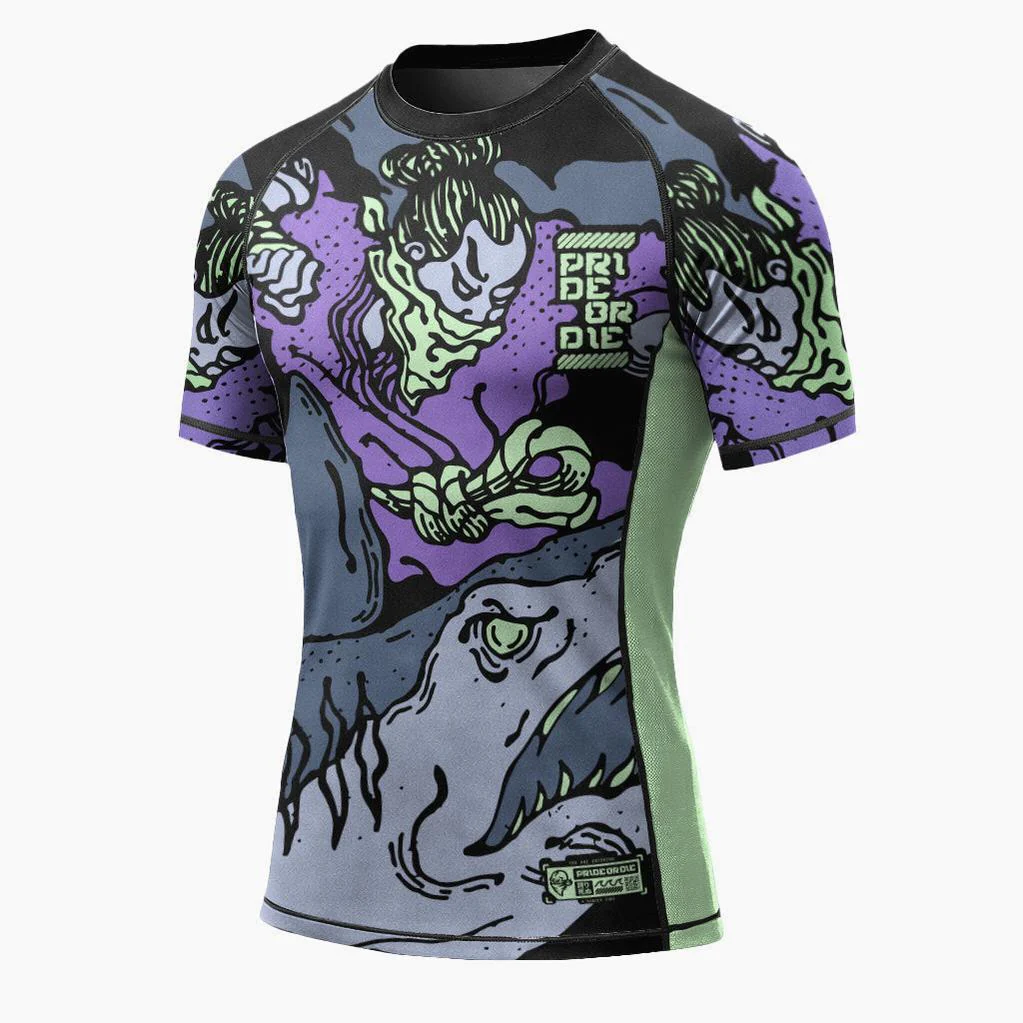 Rashguard Pride or Die Dangerous Water V2 short sleeves  - Image 2