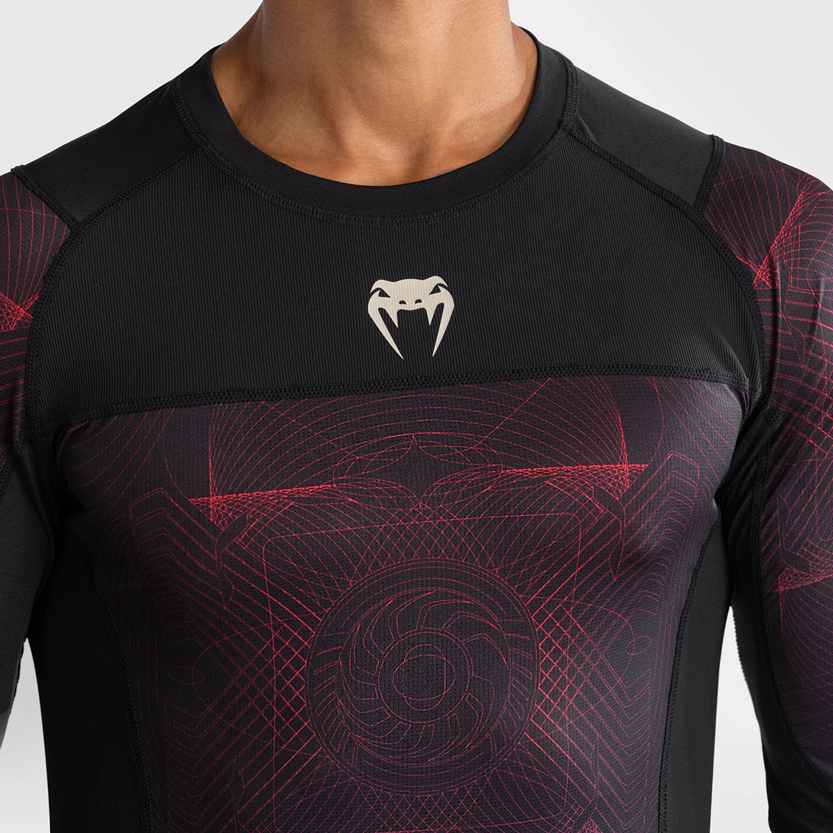 Rashguard Venum G-Fit Air long sleeves Black-red  - Image 3