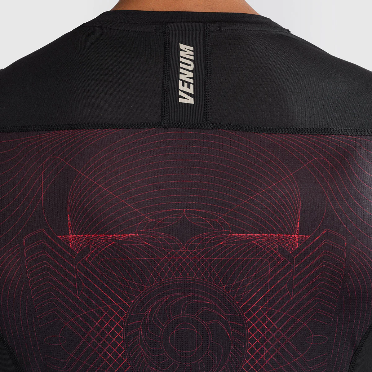 Rashguard Venum G-Fit Air long sleeves Black-red  - Image 4