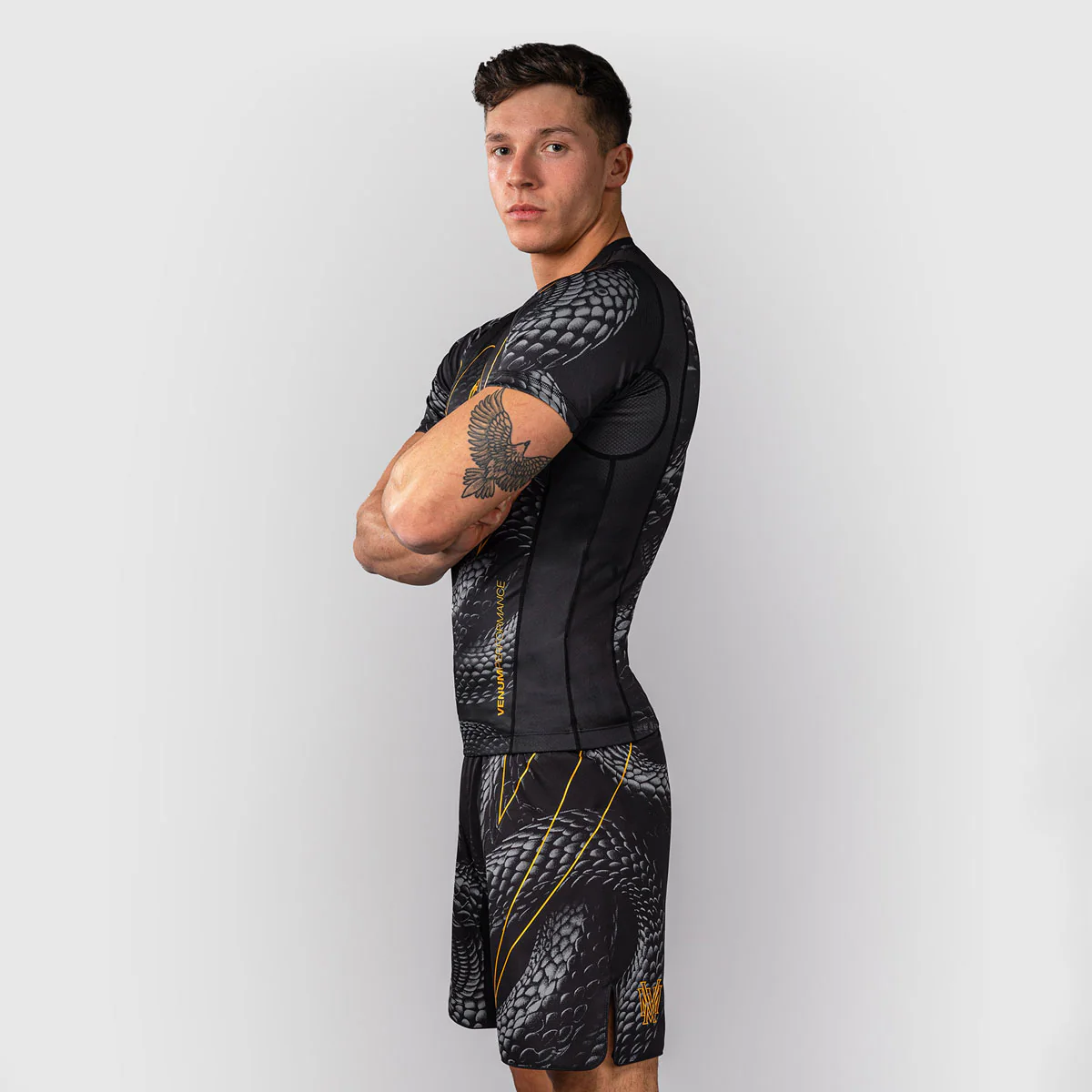 Rashguard Venum Matupa short sleeves Black-gray  - Image 3