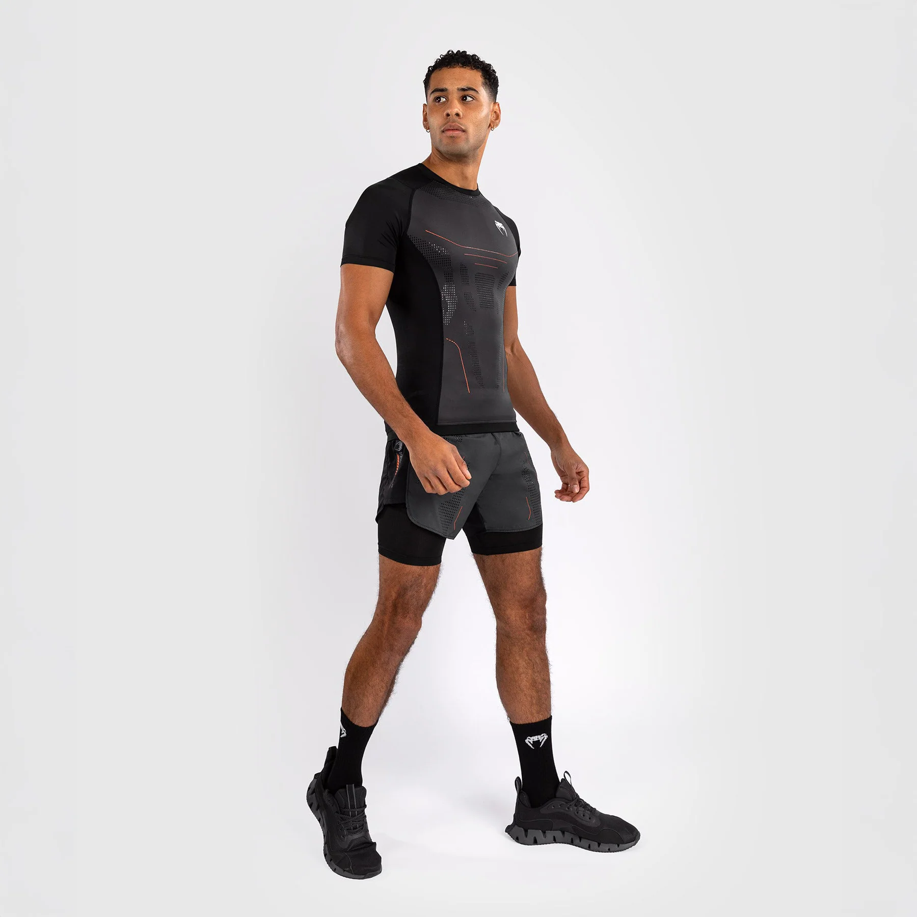 Rashguard Venum Technical 3.0 short sleeves Graphite  - Image 3