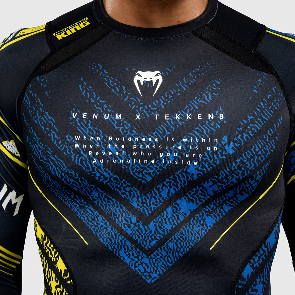 Rashguard Venum Tekken 8 King long sleeves Black-yellow  - Image 5