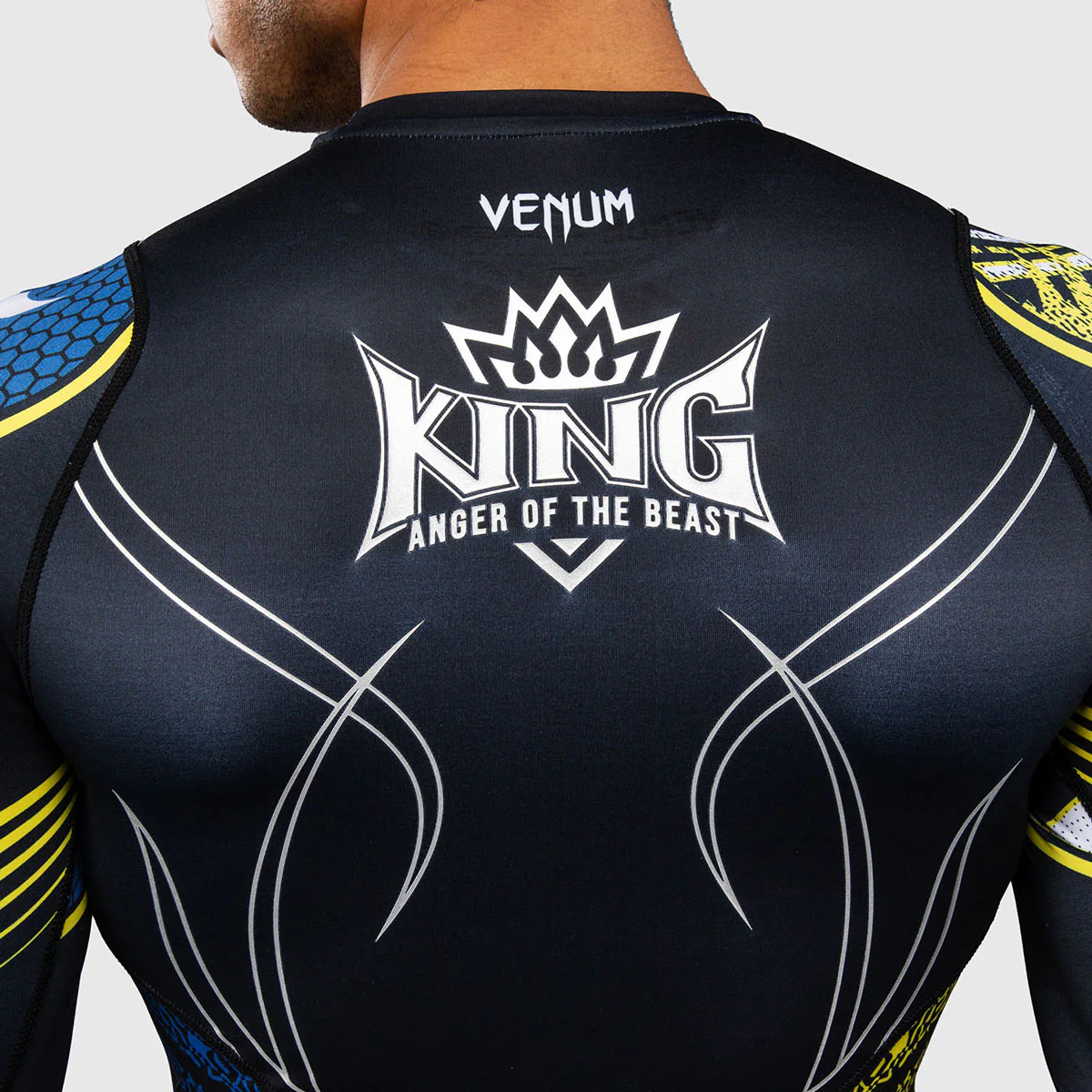 Rashguard Venum Tekken 8 King long sleeves Black-yellow  - Image 8