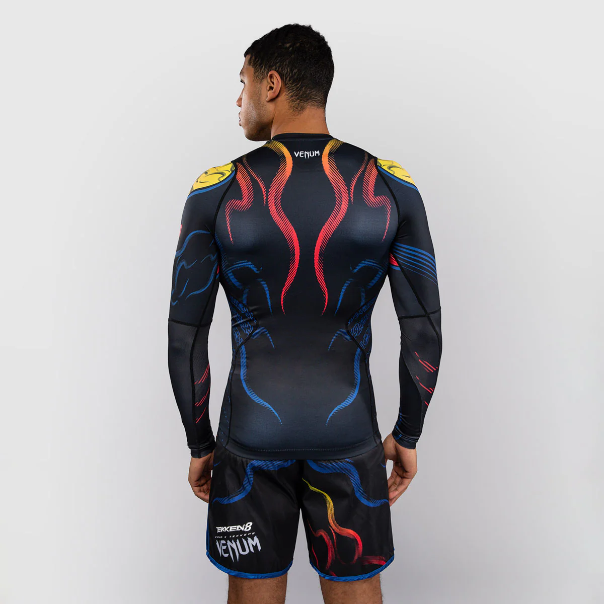 Rashguard Venum Tekken 8 Yoshimitsu long sleeves Black-orange  - Image 4