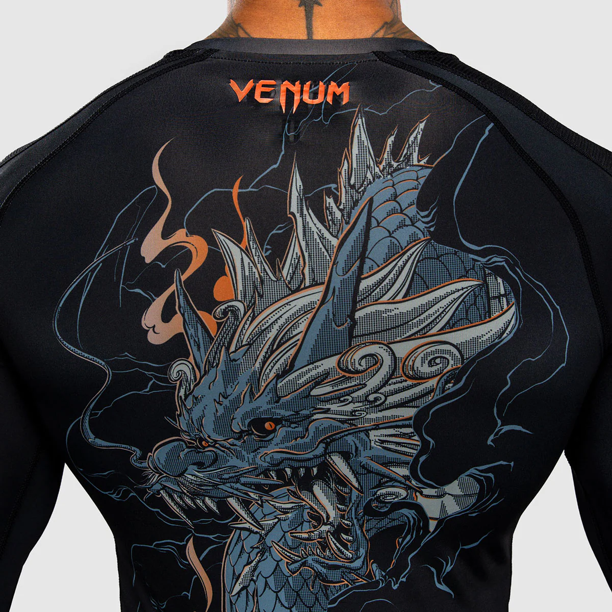 Rashguard Venum Thunder Dragon long sleeves Black  - Image 8
