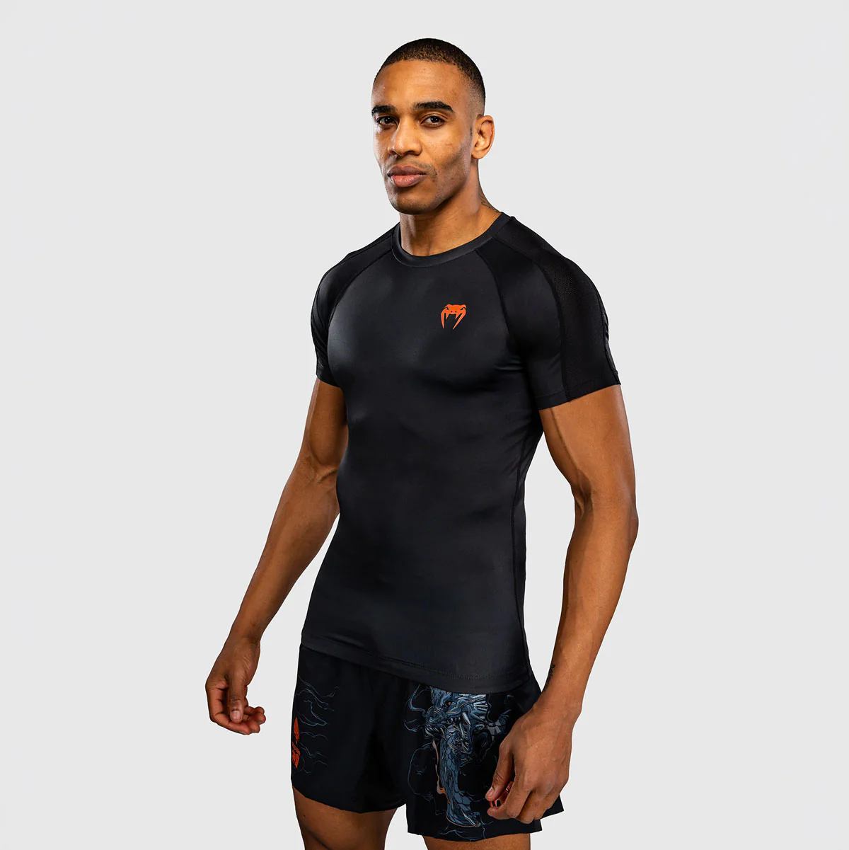 Rashguard Venum Thunder Dragon short sleeves Black  - Image 4