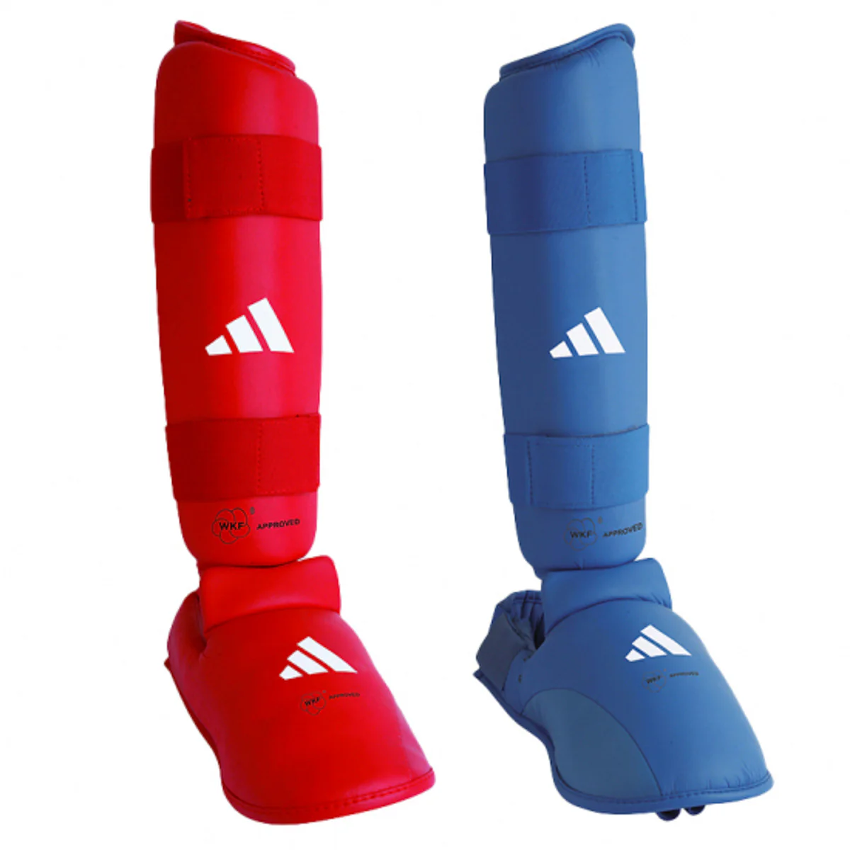 shinguards and Shin Guards Adidas Red and Blue WKF Approved  - Image 7