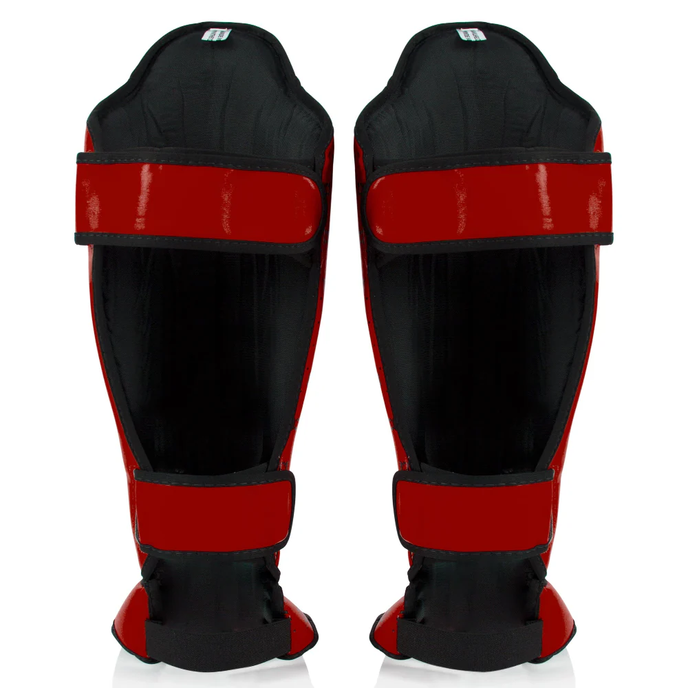 Shinguards Fairtex Competition SP5 with red footrests  - Image 4