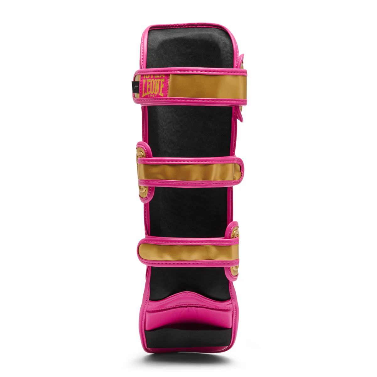 Shinguards Leone Iuter PT01IU with fuchsia footrest  - Image 4