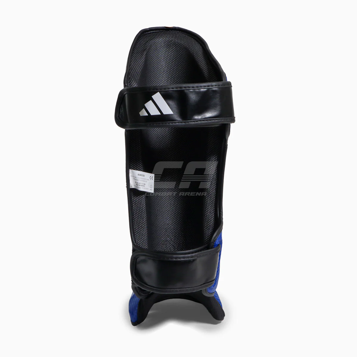 Shinguards with foot guard Adidas Pro Kickboxing WAKO Blue-white  - Image 2