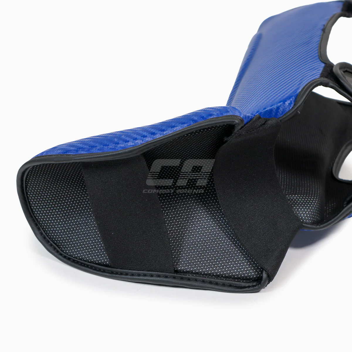 Shinguards with foot guard Adidas Pro Kickboxing WAKO Blue-white  - Image 6