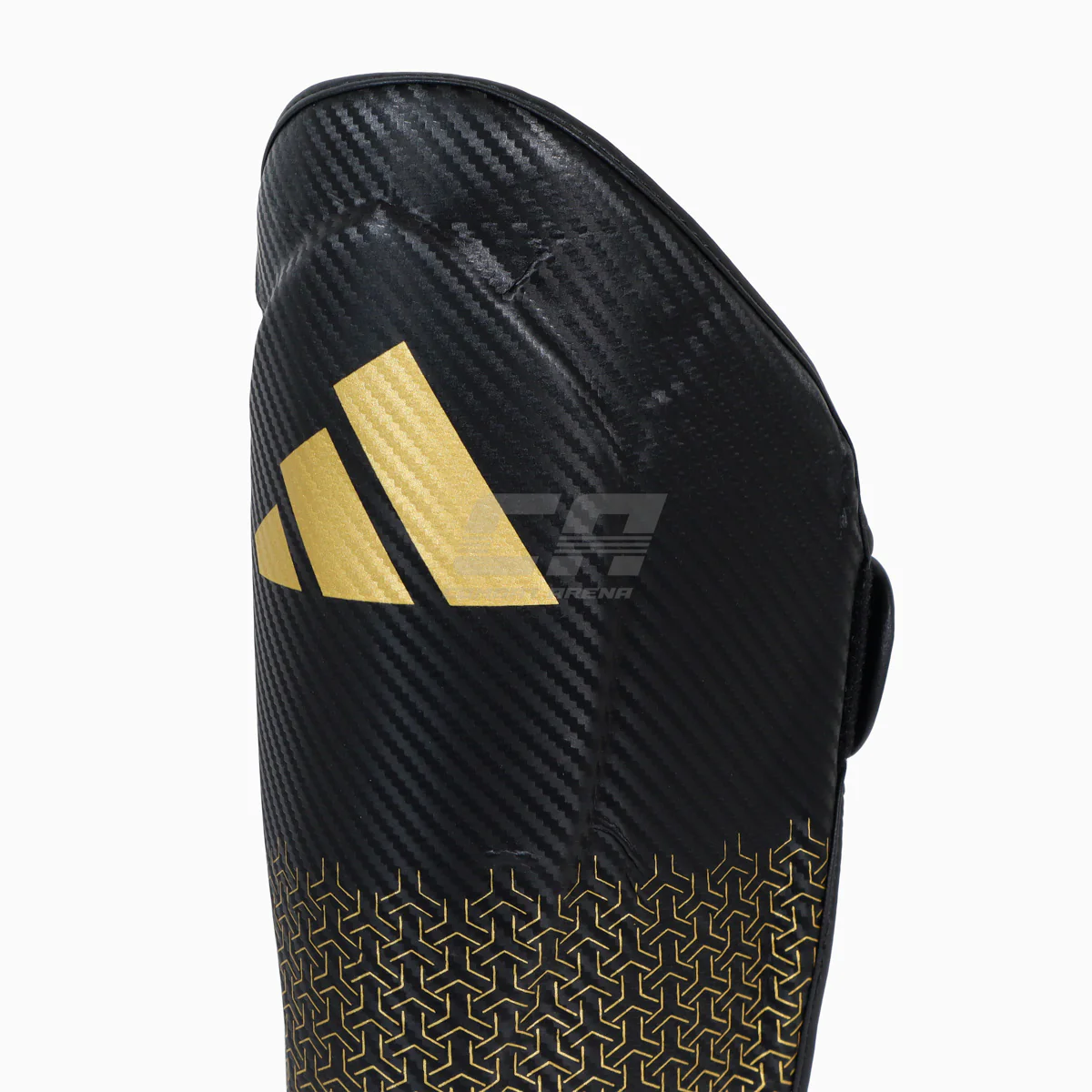 Shinguards with foot guard Adidas Pro Kickboxing WAKO Black-gold  - Image 3