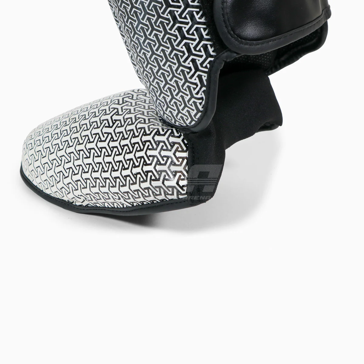 Shinguards with foot guard Adidas Pro Kickboxing WAKO Black-white  - Image 6
