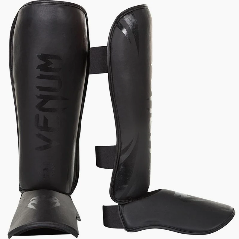 shinguards with Parapiede Venum Challenger Nero Black 
