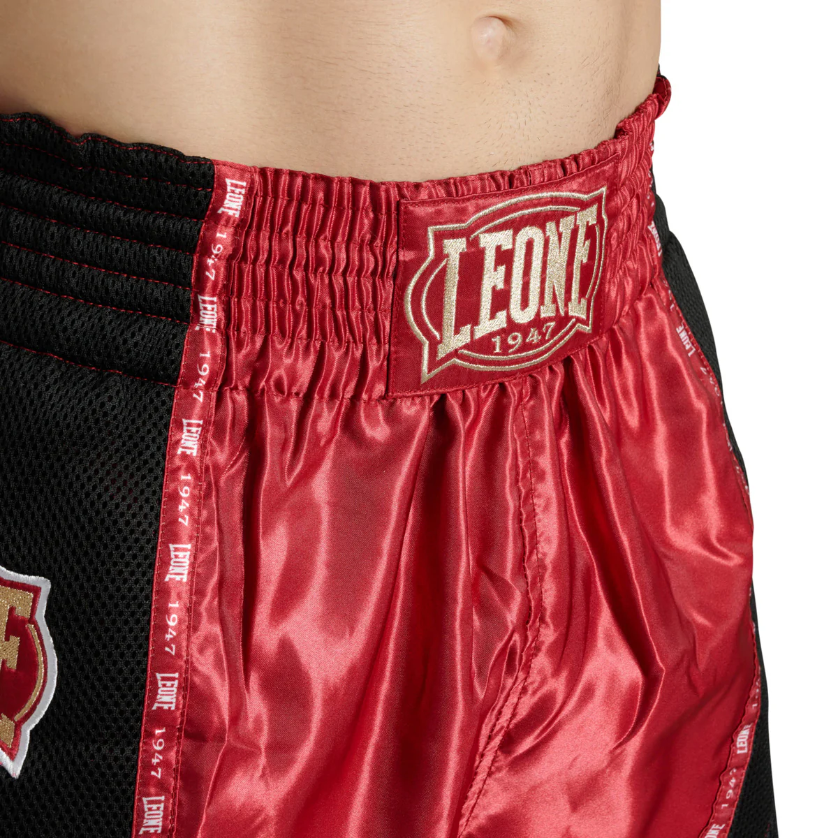 Shorts kick-thai Leone Classic AB881 Red  - Image 5