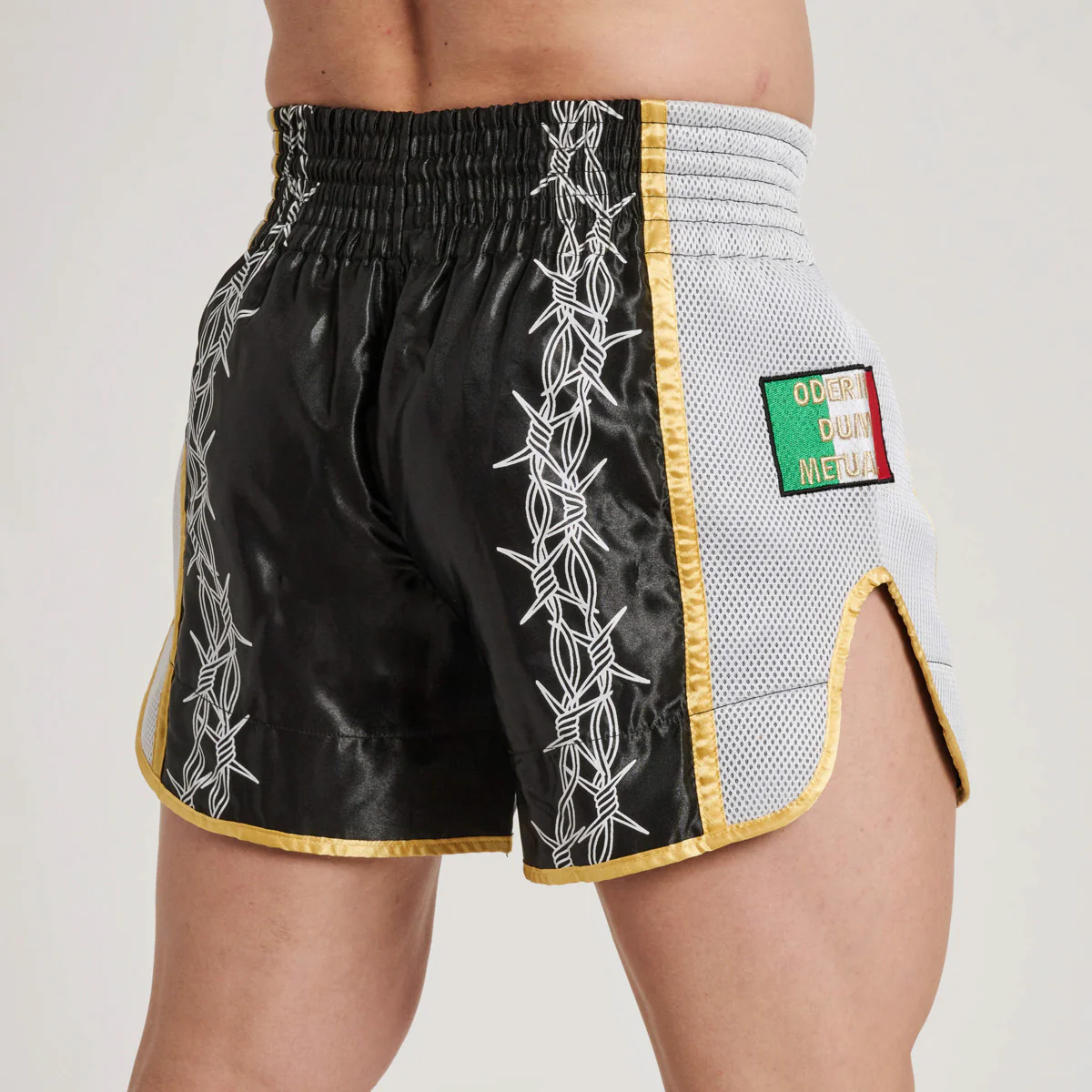 Shorts kick-thai Leone IUTER Barbed Wire AB05IU Black  - Image 4